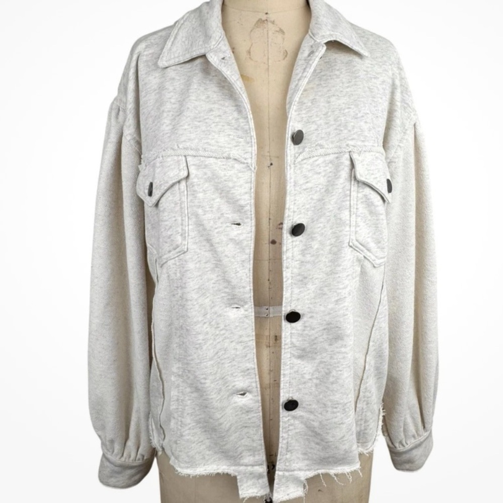 Pol Women's Boho Button Down Jacket - image 1